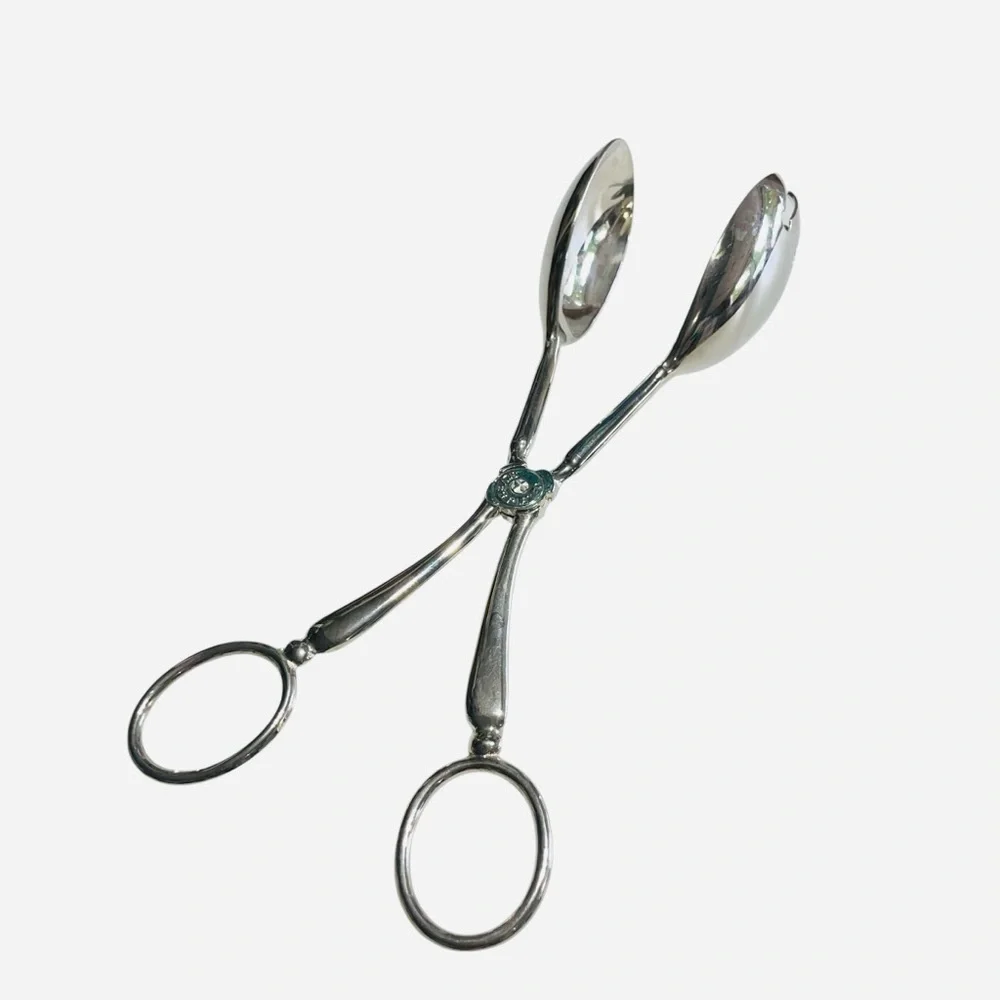 Silver Plated Tongs vintage silver